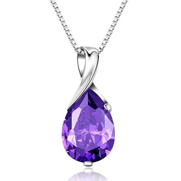 Mystical Amethyst Pendant on S925 Sterling Silver – A Talisman of Clarity